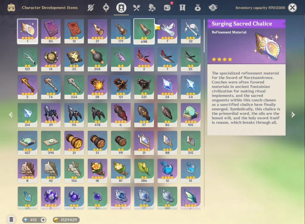 Genshin Impact Accounts ASIA|ENDGAME|AR60|16Limited+4(*5Weapon)|4PreamTeam image 10