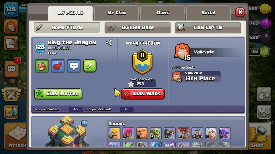 Clash of Clans Accounts TH 14 - BH 10|Limited Skin|LV 128|HH 7|BK 35,AQ 34 image 2