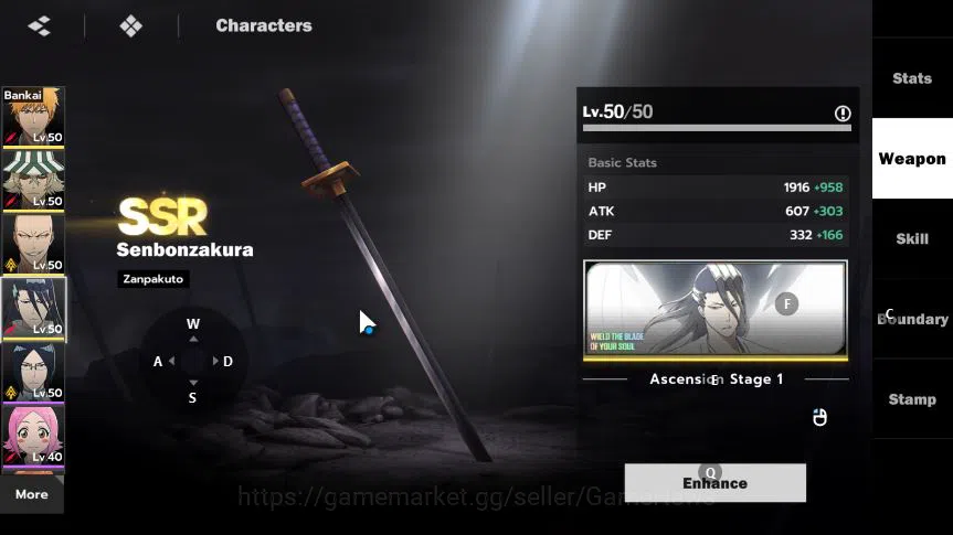 BLEACH: Soul Resonance Accounts Nuverse SEA|4 SSR (Ichigo Bankai+Sign+Stamp,Byakuy image 10