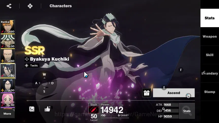 BLEACH: Soul Resonance Accounts Nuverse SEA|4 SSR (Ichigo Bankai+Sign+Stamp,Byakuy image 11