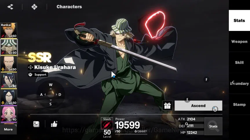 BLEACH: Soul Resonance Accounts Nuverse SEA|4 SSR (Ichigo Bankai+Sign+Stamp,Byakuy image 13