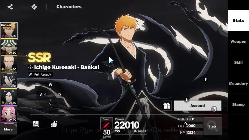 BLEACH: Soul Resonance Accounts Nuverse SEA|4 SSR (Ichigo Bankai+Sign+Stamp,Byakuy image 14