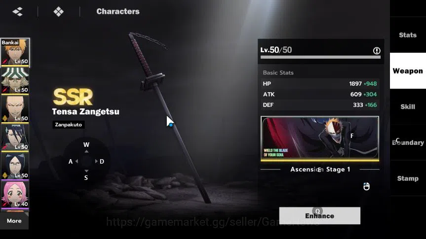 BLEACH: Soul Resonance Accounts Nuverse SEA|4 SSR (Ichigo Bankai+Sign+Stamp,Byakuy image 8