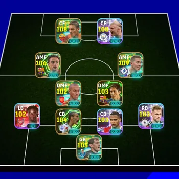eFootball Accounts Meta Player EFB MOBILE [TS 3233] | NEW EPIC HAZARD,TOTTI,SUAREZ,CASILLAS,XAVI | SHOWTIME
