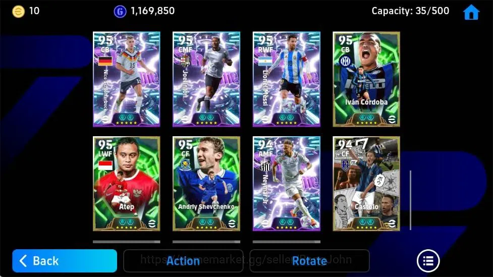 eFootball Accounts Mobile|PW 3198|Lamine Yamal BigT,Andrea Pirlo Epic image 6