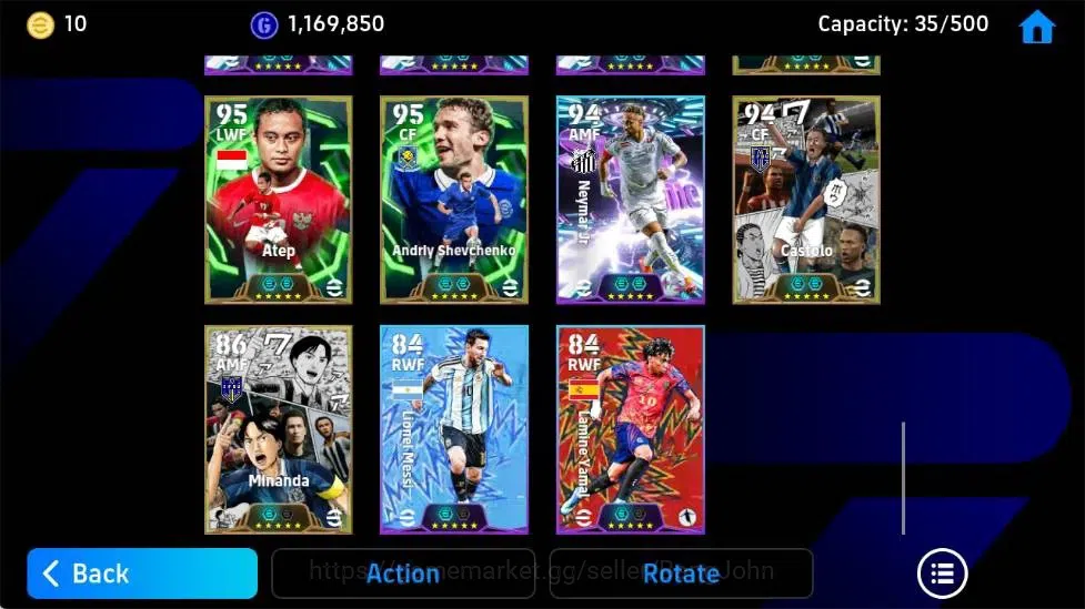 eFootball Accounts Mobile|PW 3198|Lamine Yamal BigT,Andrea Pirlo Epic image 7