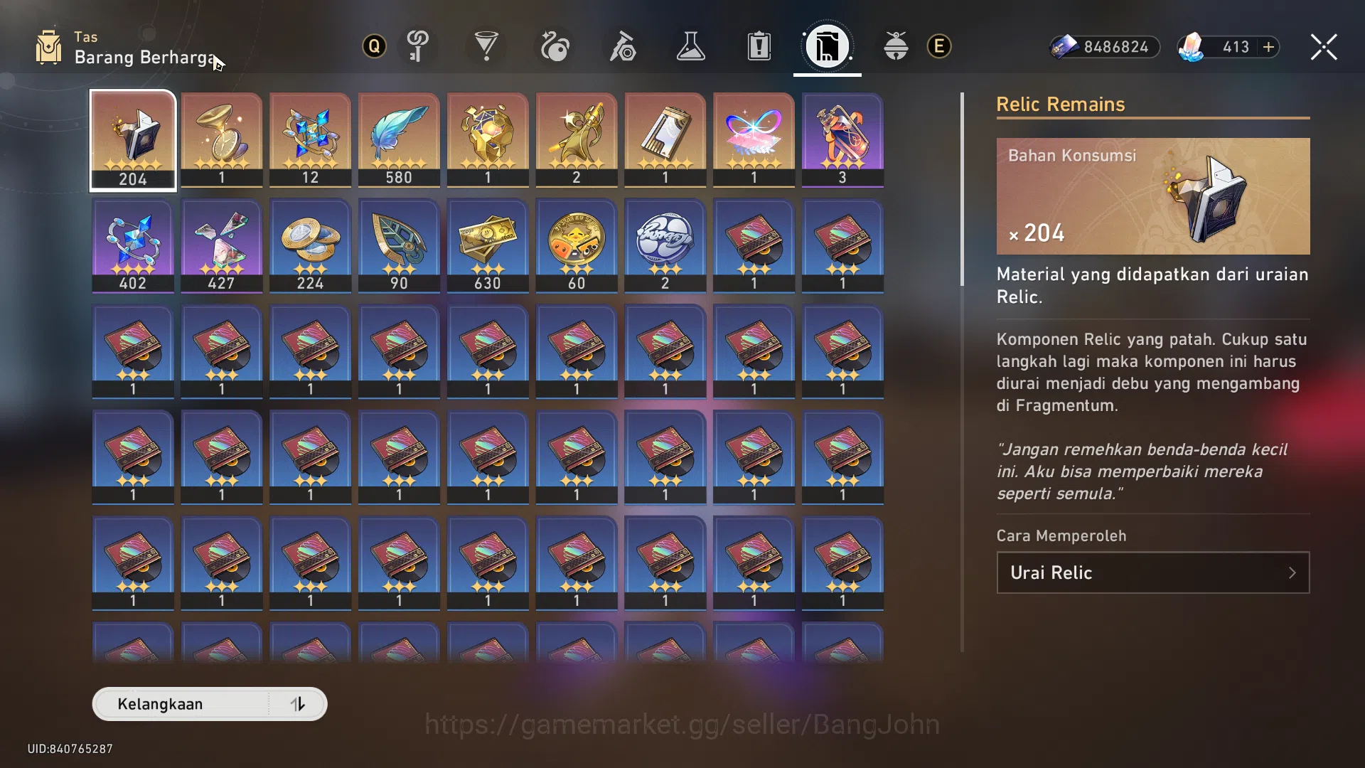 Honkai Star Rail Accounts Others ASIA|TL 66|10 Limit|Premium+H.carry 10