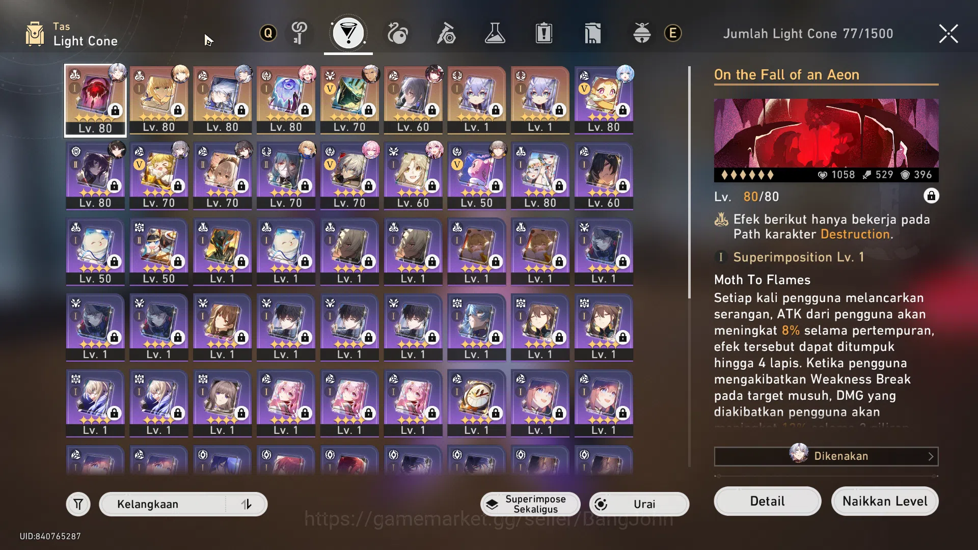 Honkai Star Rail Accounts Others ASIA|TL 66|10 Limit|Premium+H.carry 5