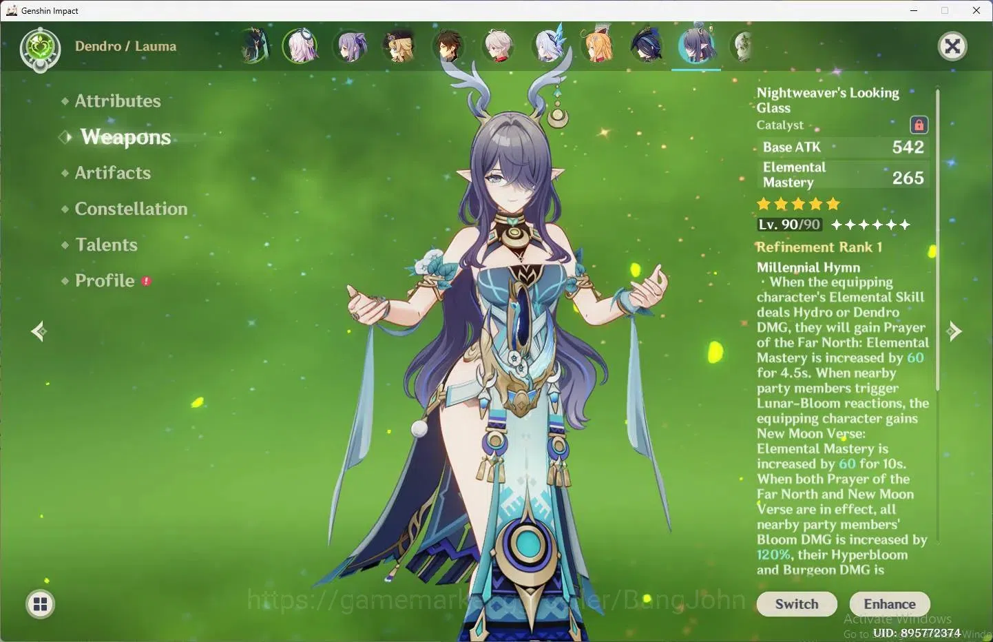 Genshin Impact Accounts ASIA|AR 60| EndGame |13 Limit+8 Sign|(Skirk,Arlecc image 5