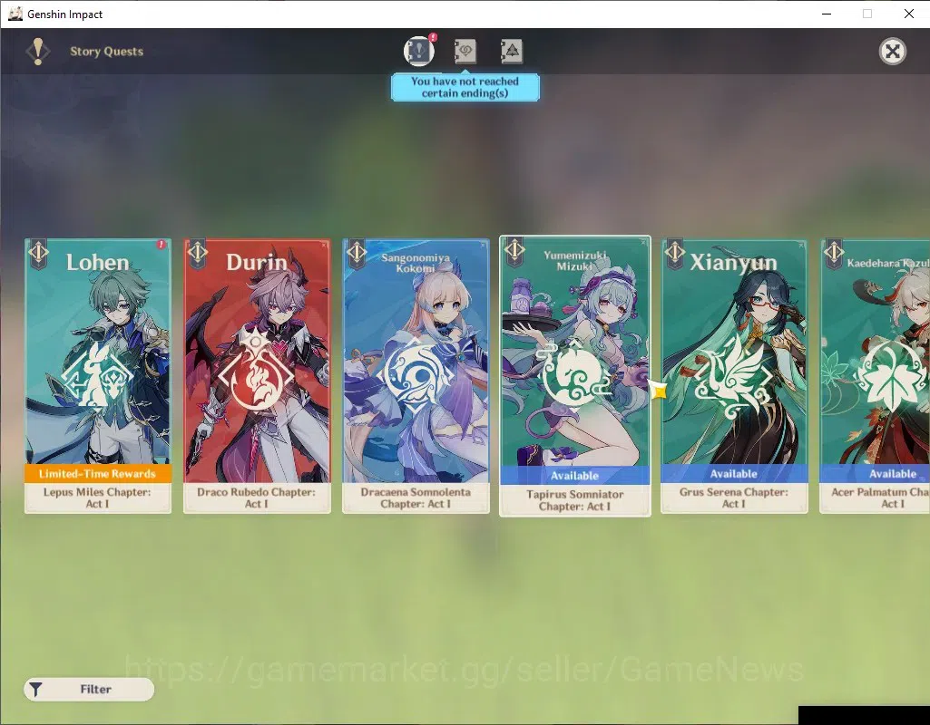 Genshin Impact Accounts ASIA|AR 54|3 Limited + 1 (*5Weapon)|Flins,Neuvilet image 14