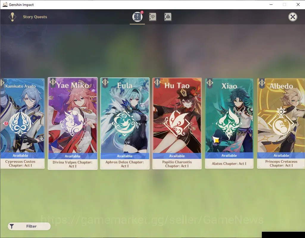 Genshin Impact Accounts ASIA|AR 54|3 Limited + 1 (*5Weapon)|Flins,Neuvilet image 15