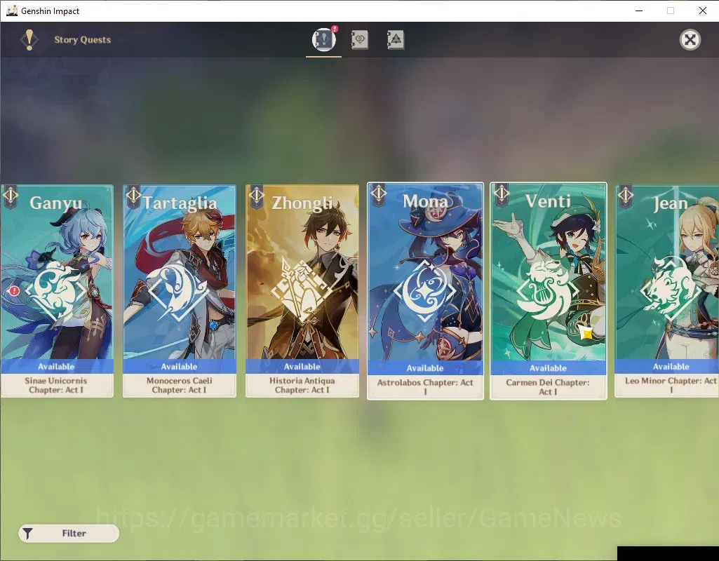 Genshin Impact Accounts ASIA|AR 54|3 Limited + 1 (*5Weapon)|Flins,Neuvilet image 16