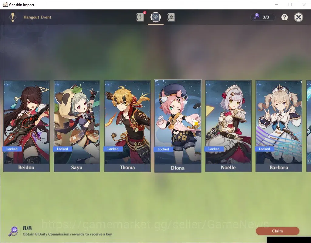 Genshin Impact Accounts ASIA|AR 54|3 Limited + 1 (*5Weapon)|Flins,Neuvilet image 17