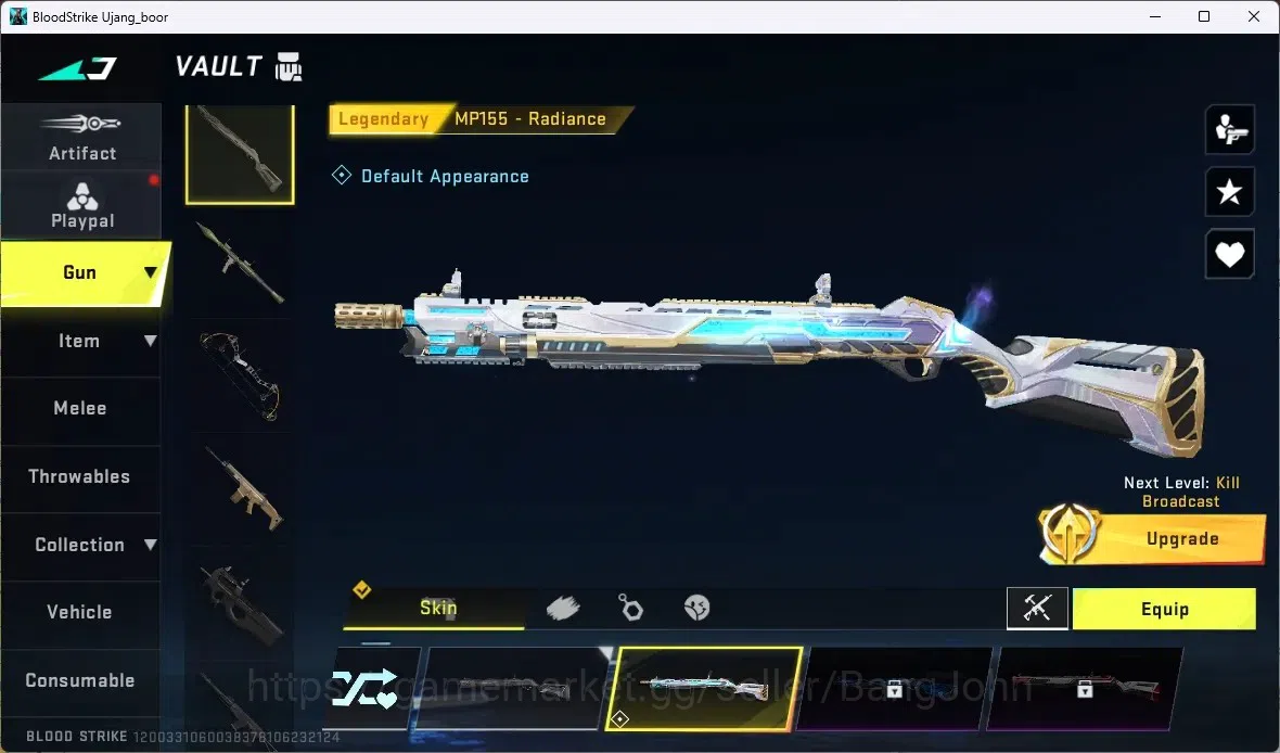 Blood Strike Accounts ASIA | ULTRA MELEE: Lightblade - Dark Force | 2 LE image 2