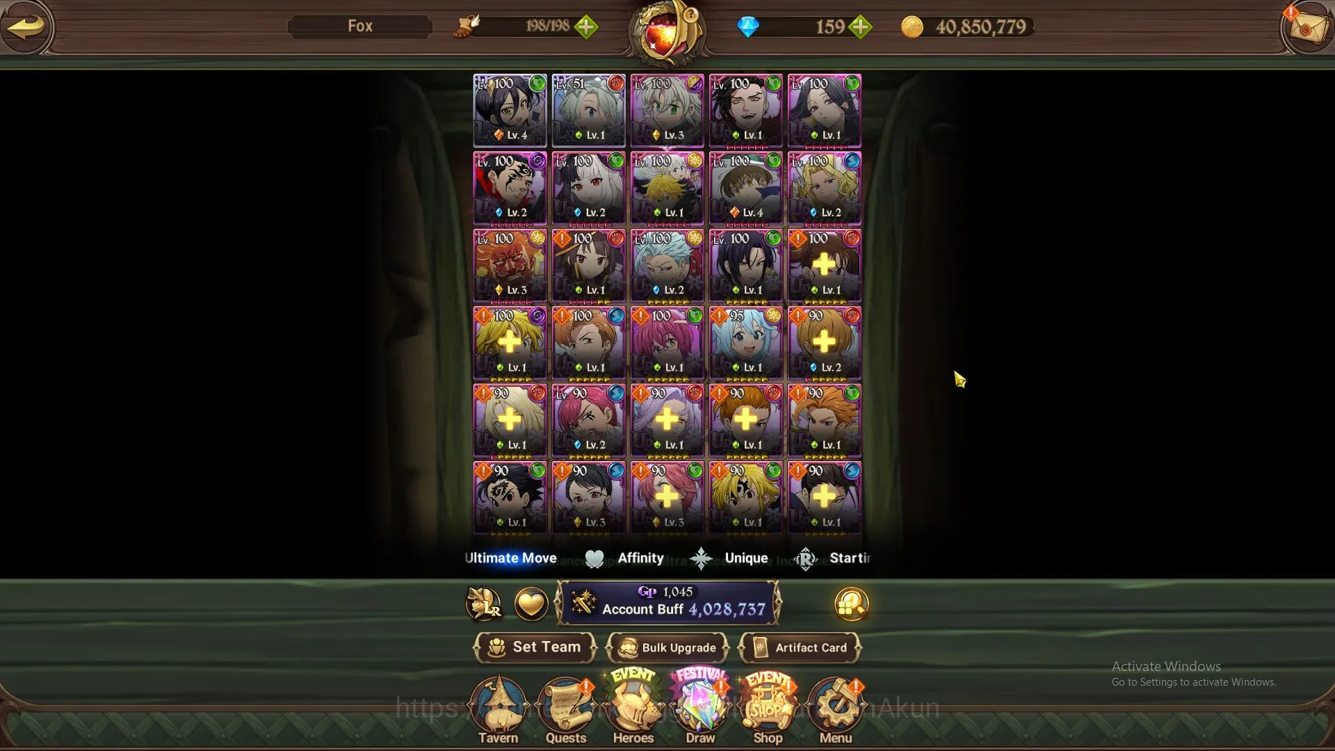 The Seven Deadly Sins: Grand Cross Accounts Endgame ASIA|4M CC|2LR+9UR+Full Collab Konosuba+159 2