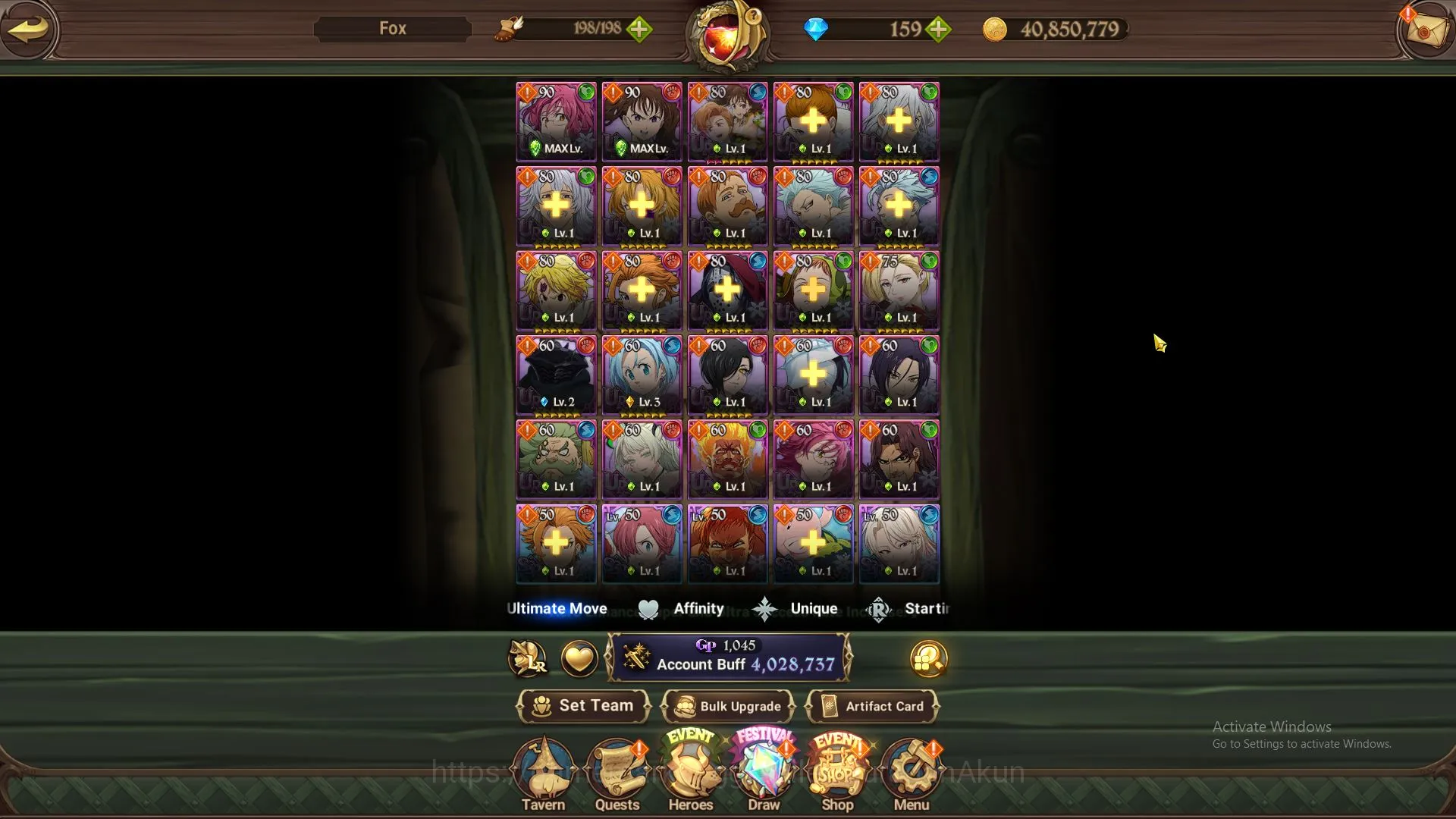 The Seven Deadly Sins: Grand Cross Accounts Endgame ASIA|4M CC|2LR+9UR+Full Collab Konosuba+159 5