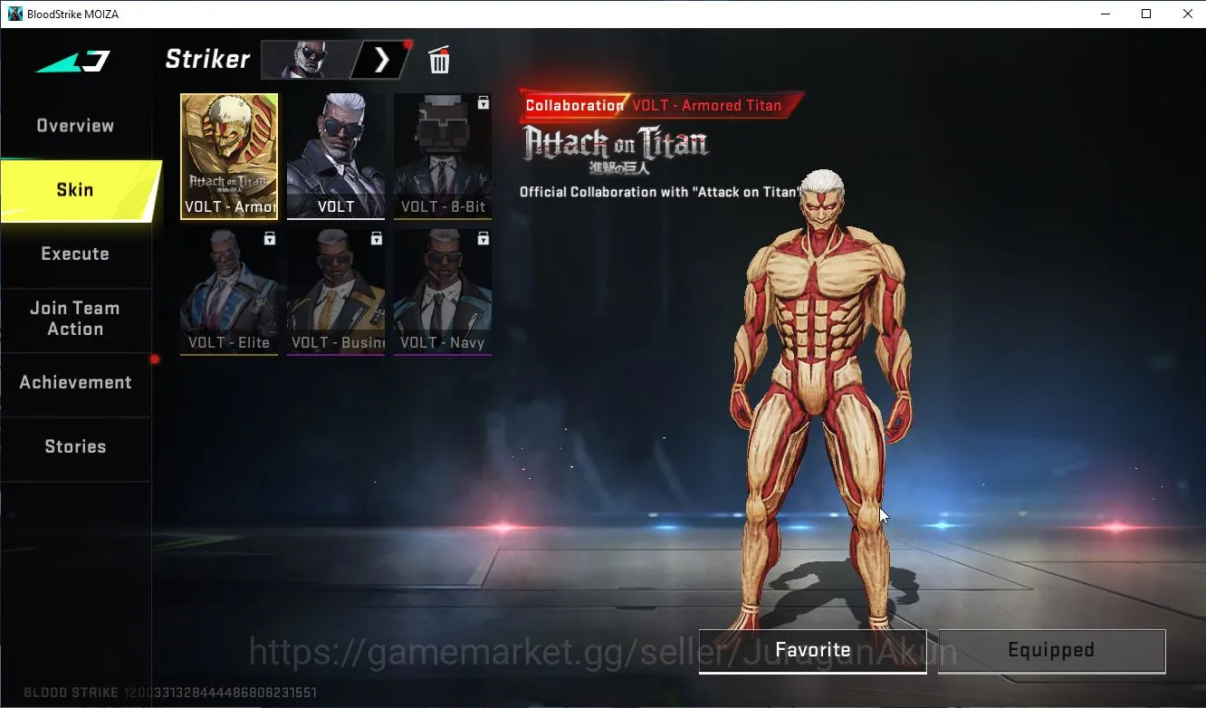 Blood Strike Accounts Mid-Tier Asia |AOT[M700-Thundergun 3