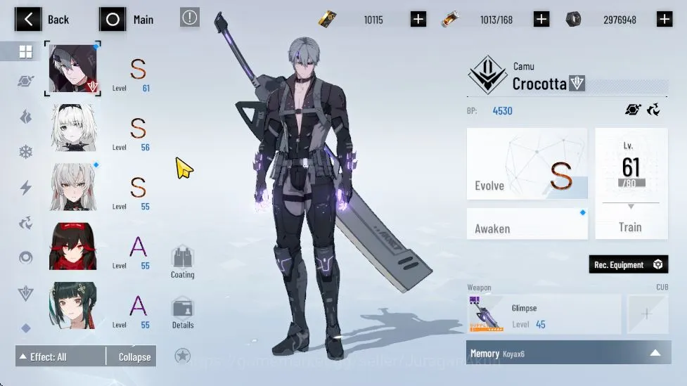 Punishing: Gray Raven Accounts Starter ASIA| Starter | 10K BC+3.6K GoldenCard+8.5K BlueCard | Lucia CW, Feral, Camu |Char 5