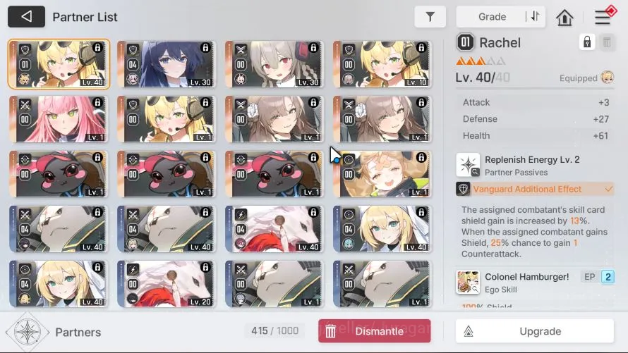 Chaos Zero Nightmare Accounts GLOBAL LV40| 6SSR(MagnaM1 RinM1 HaruM1 Khalipe Orl image 1