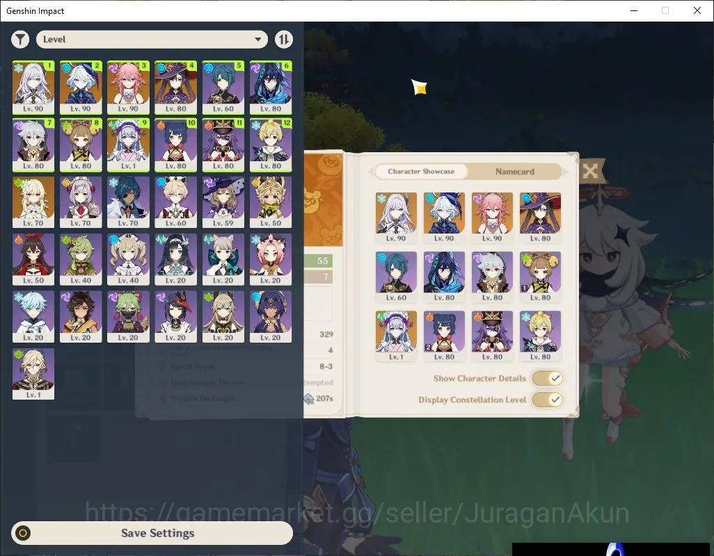 Genshin Impact Reroll ASIA|AR 55| 3 Limit+ 2[5 *Weapon]|Furina,Skirk,Yae image 1
