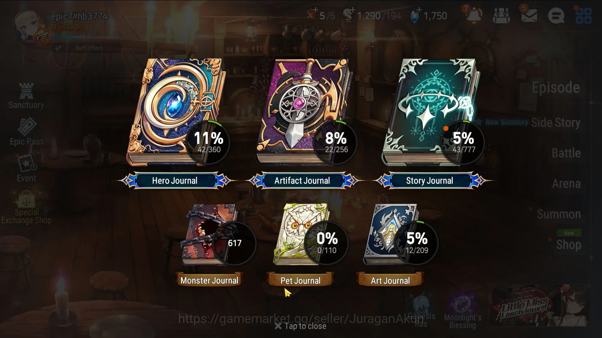 Epic Seven Accounts Starter Asia Unveriv|2ML(Har setti,,Vildred)42Char|1.2K Energy,1.7K STon|POh On Stove(ES2459) 4