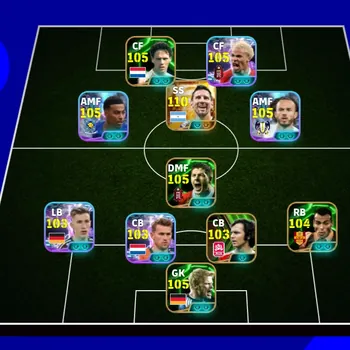 eFootball Accounts Legends & Iconic Players EFOOTBALL COLECTIVE 3229+ | BIGTIME MESSI NEW,H EKITIKE,J MADISON,M ROGERS,VAN