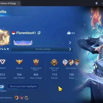 Honor of Kings Accounts Rare Skin Global|113H 130S|Legend DianWei,ConsortYu|LNY Nuwa,DaQiao|KIC Luna|JJK Garo|ShanHai Yaria