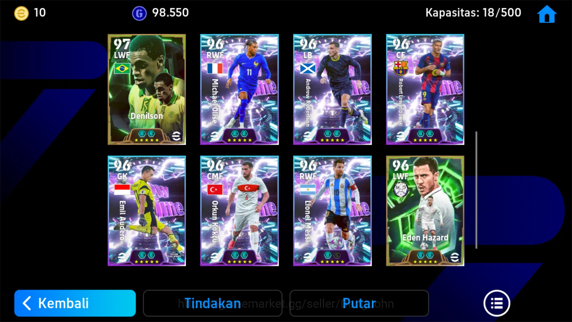 eFootball Accounts Others Power 3191 | Puskas Epic db | Baggio Epic db | Seedorf Epic db | Chielini Epic db | Emil Audero 5