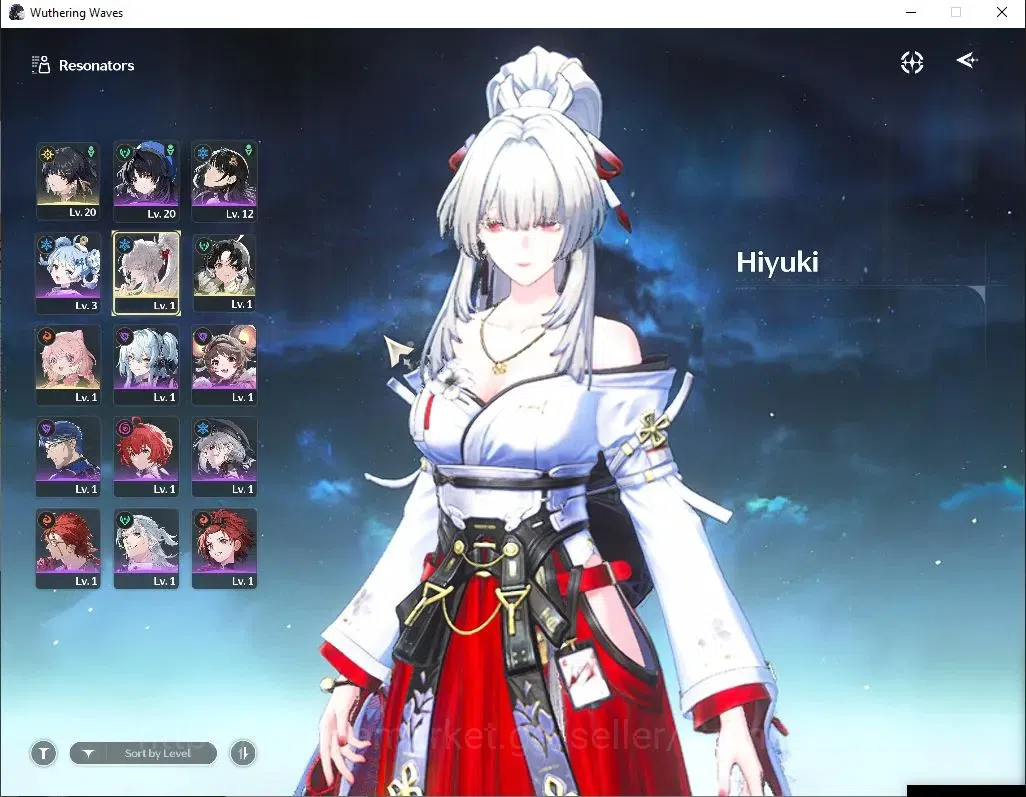 Wuthering Waves Accounts SEA|UL 20|1 Limited| Hiyuki |Data Bank Lv 1|MC Fem image 2