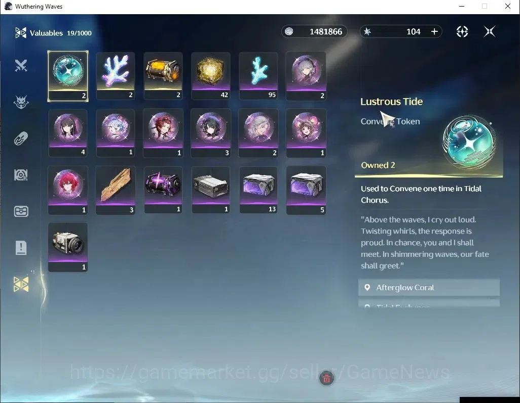 Wuthering Waves Accounts SEA|UL 20|1 Limited| Hiyuki |Data Bank Lv 1|MC Fem image 8