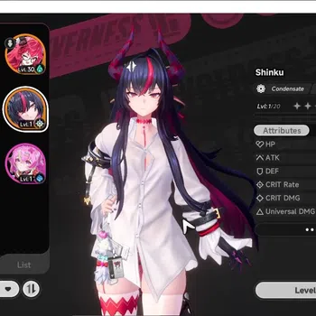 Neverness to Everness Accounts GLOBAL SEA|HL 12|TL 5| 4 S-Class 2 Limited [Shinku,Nanally]|Underboss Glider|1 Selector