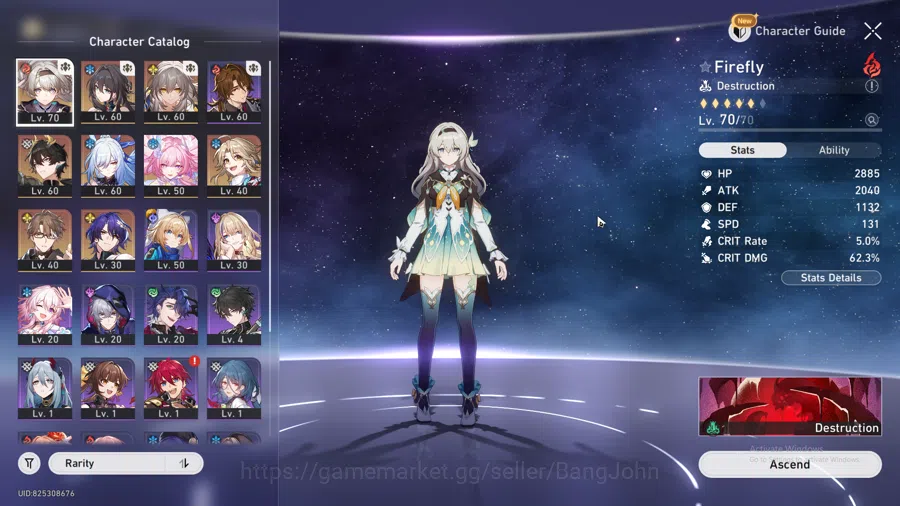 Honkai Star Rail Accounts ASIA | TL 51 | 6 Limited|Firelly,RuanMei,Jingliu,C image 10