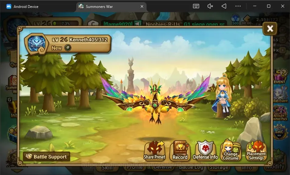 Summoners War: Sky Arena Accounts Starter GLOBAL | NB 5 TESHAR,Starter Gacha 115 12Y+160 11Y Scrool, 3 Legendary All 1