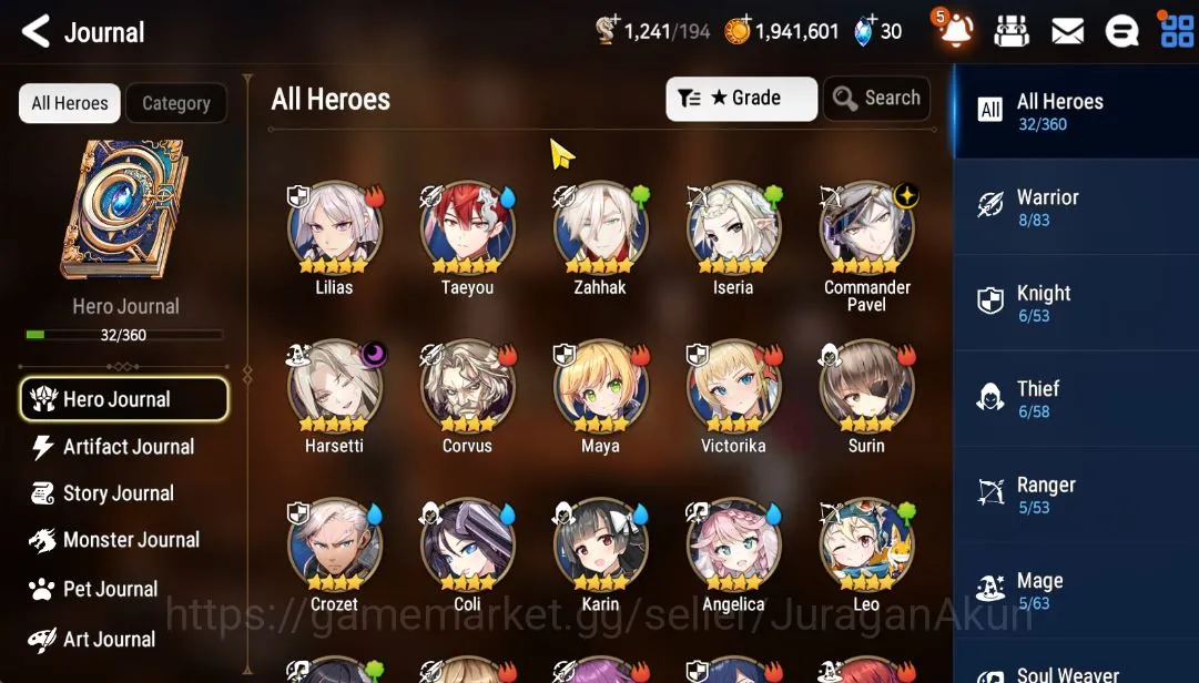 Epic Seven Accounts Global Unverif|Best Starter|Low Progres| 2 ML(Hars image 2