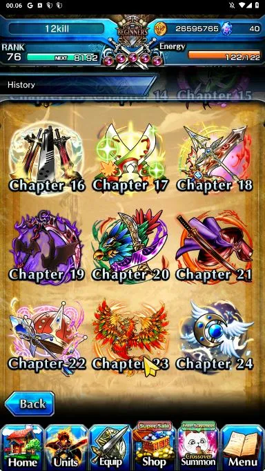 Grand Summoners Accounts Starter Global|Rank 76|11 Ascend [Shalltear,Sunraku,Miyu,SummerMiyu,AiraTW,etc]+Lpot 7