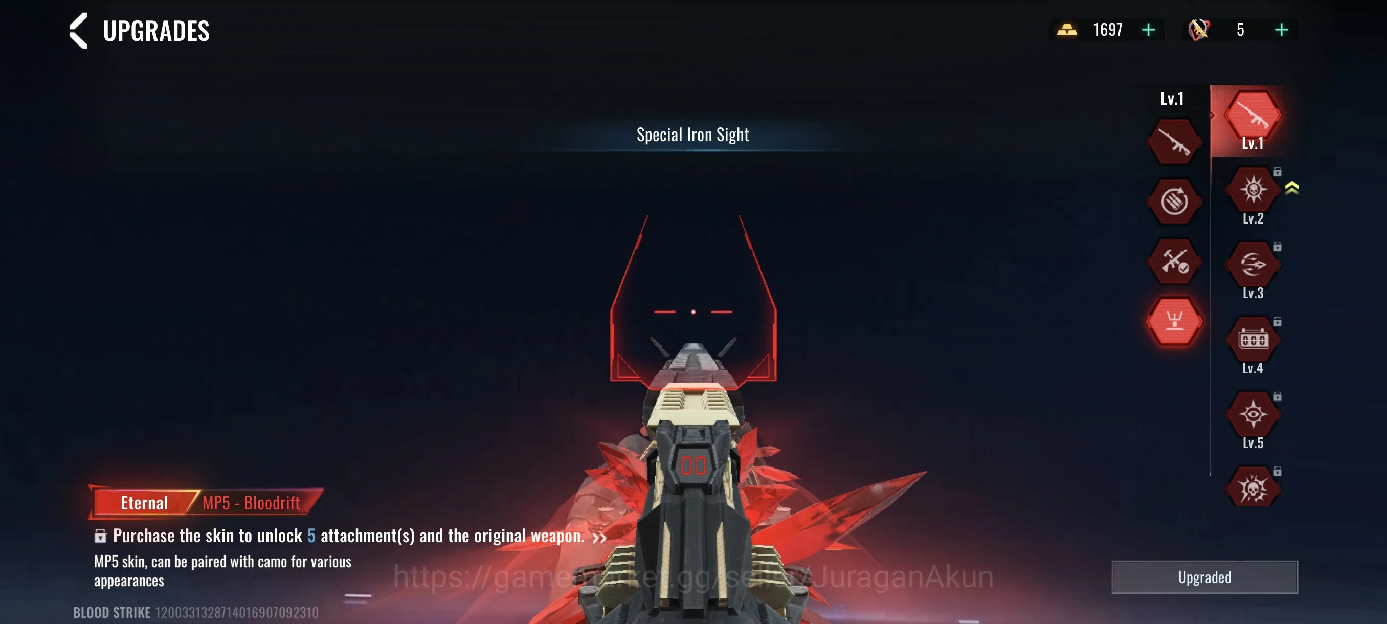 Blood Strike Accounts Mid-Tier Asia|3 eternal Mp5-Bloodrift,Kar98k-Ntherflame|Gold 1697|Lightblade-Limbo|Zero-Nullifier|Log 2