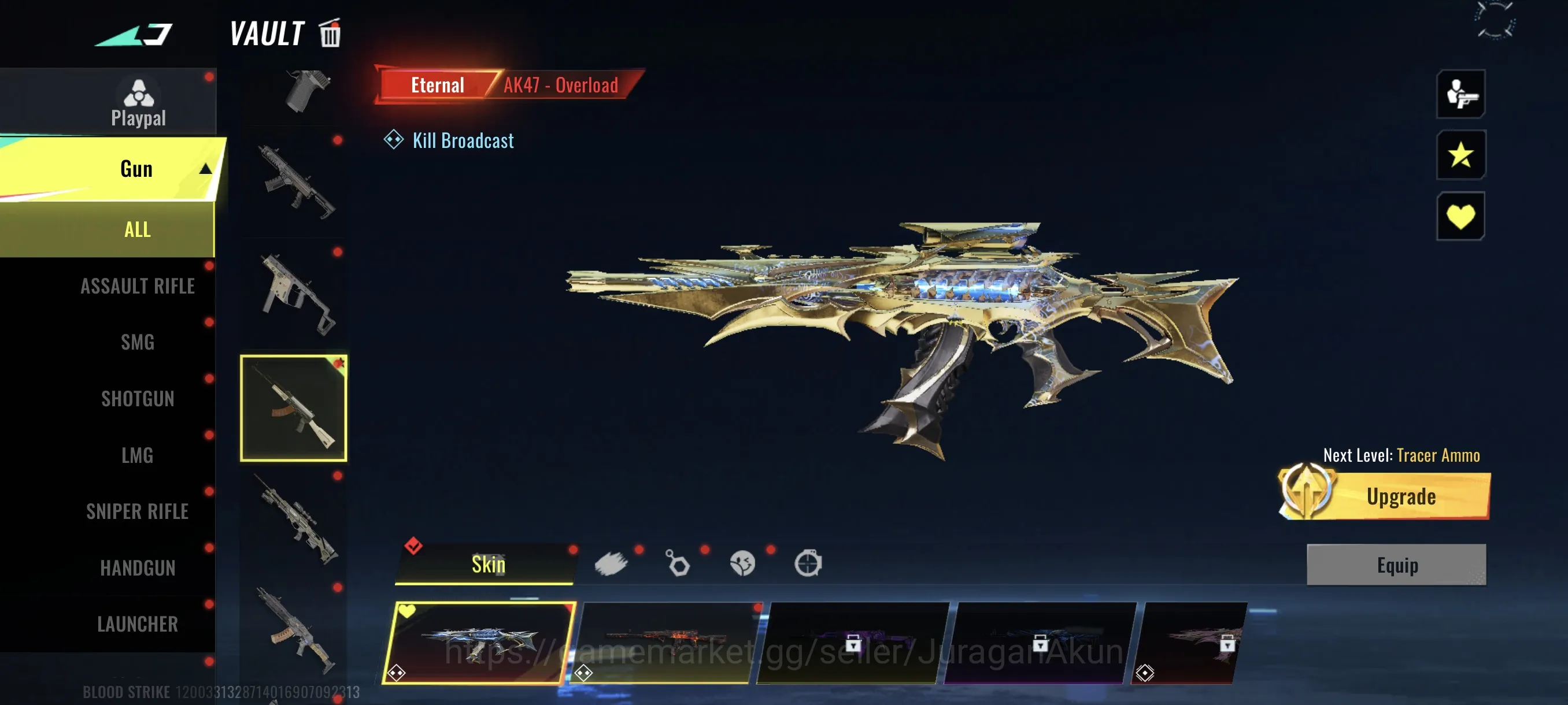 Blood Strike Accounts Mid-Tier Asia|3 eternal Mp5-Bloodrift,Kar98k-Ntherflame|Gold 1697|Lightblade-Limbo|Zero-Nullifier|Log 3