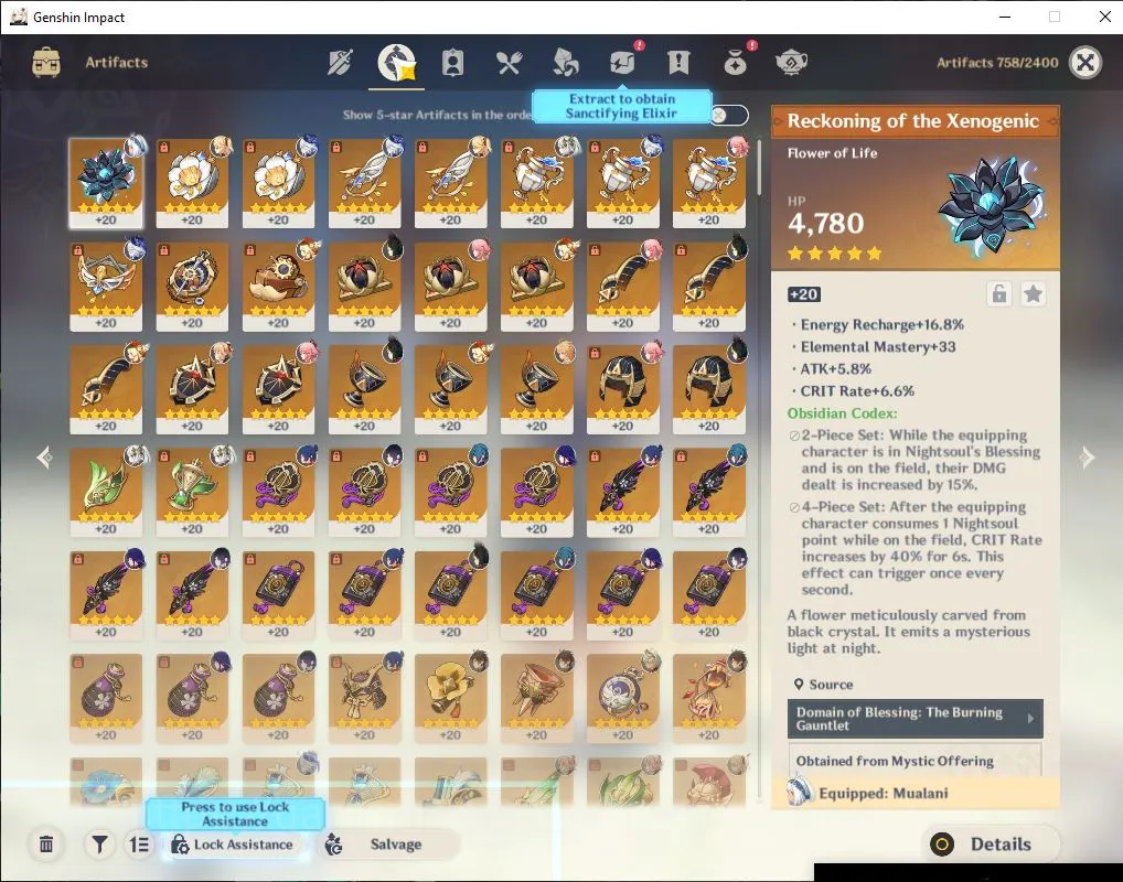 Genshin Impact Accounts ASIA|AR 57|8 Limited+7 [5 Star's Weapon]|Baizhu+Si image 5
