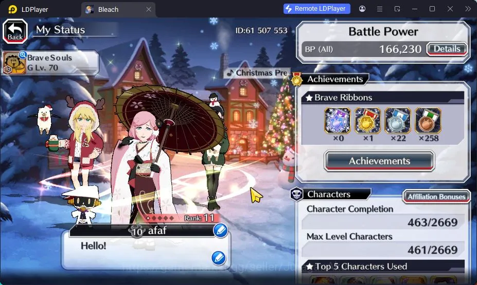 Bleach: Brave Souls Accounts [GLOBAL]11K Orbs+Fresh All Story|4 MT[BTW Christma image 2