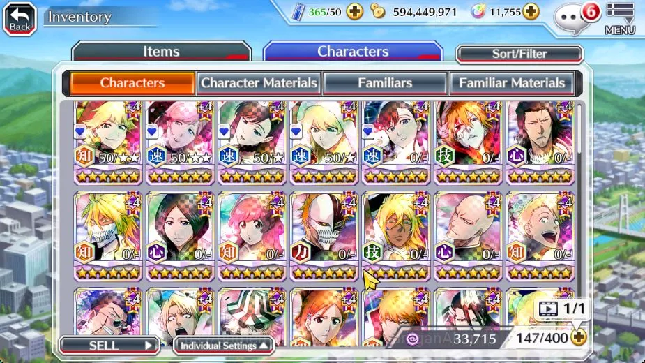 Bleach: Brave Souls Accounts [GLOBAL]11K Orbs+Fresh All Story|4 MT[BTW Christma image 5