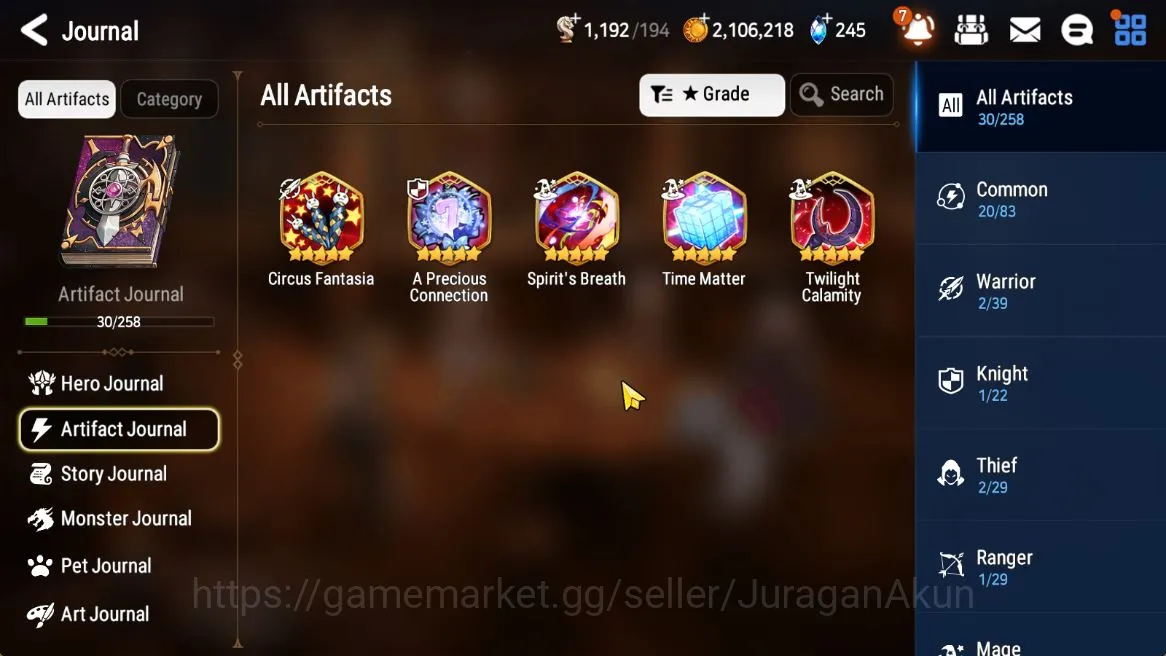 Epic Seven Accounts Starter Global Unverif|Fresh Starter|2 ML(Har setti, Solitaria of the Snow) Lilias,Taeyou,etc|POH 3