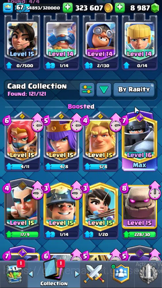 Clash Royale Accounts Lvl 67|Trophy 10457|KTL 15|Limited Skin|Card 121|3 image 10