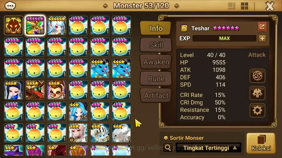 Summoners War: Sky Arena Accounts ASIA Ready Gacha|160 11Years Scroll,3 LS All Atrib image 2