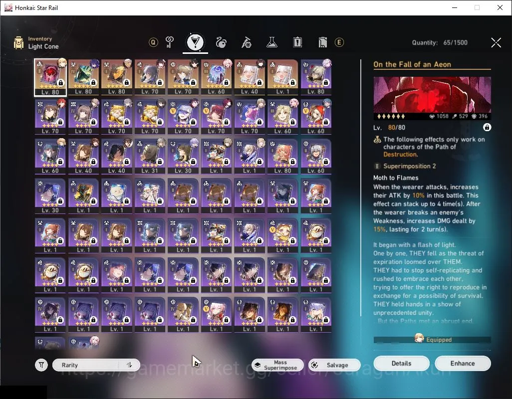 Honkai Star Rail Accounts Mid Game Asia|TL 70|11 Limited|Casto,Saber,Hyacine,RuanMei,Danheng PT,Hysilence,etc|MC 4