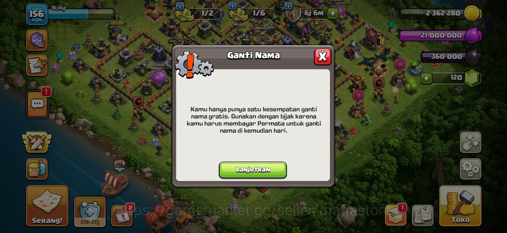 Clash of Clans Accounts TH13 MAX AQ 80 RC 30, GW 54 Heroes, 5 Pets inc. Un image 17