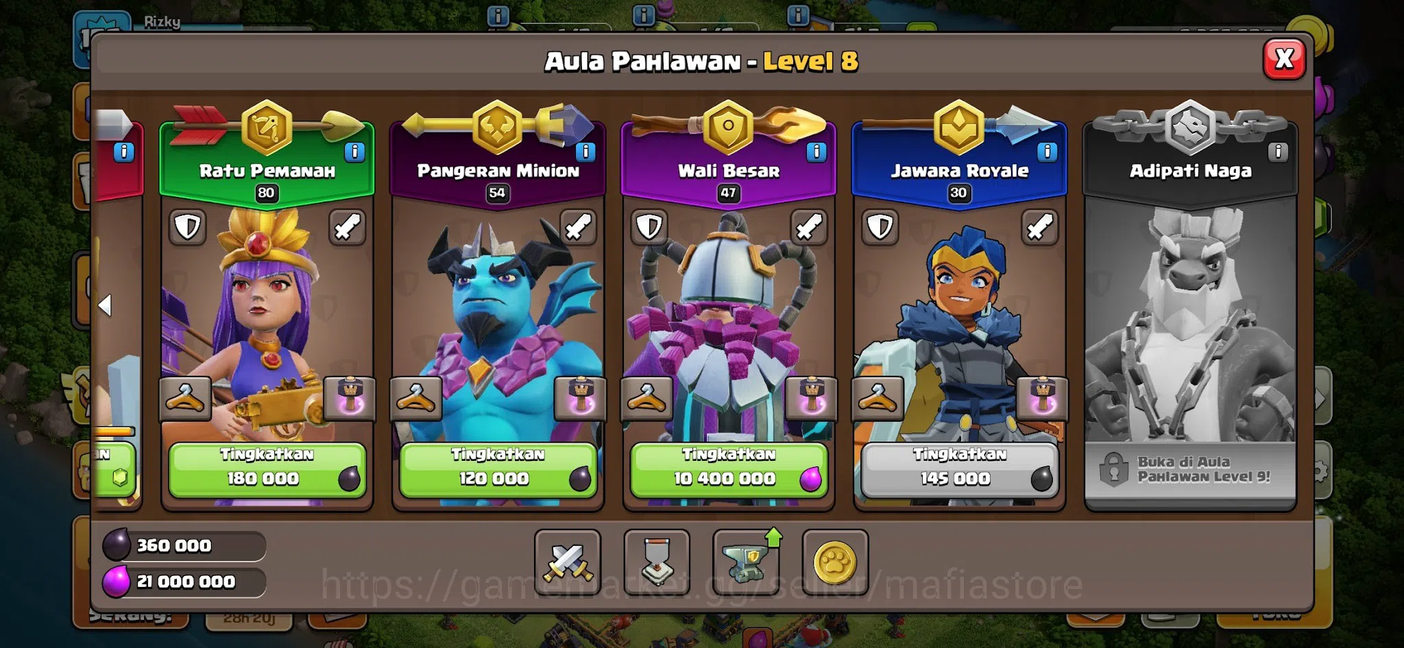 Clash of Clans Accounts TH13 MAX AQ 80 RC 30, GW 54 Heroes, 5 Pets inc. Un image 7