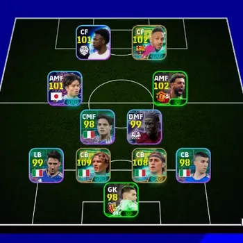 eFootball Accounts Legends & Iconic Players Android|PW 3143|Lionel Messi Show T,New Epic maldini+Cannavaro,PE Aubameyang
