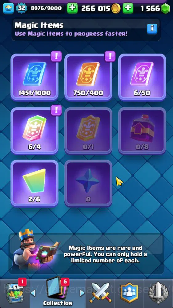 Clash Royale Accounts Midgame Lvl 32|Trophy 5712|KTL 11|Limited Skin|Card 108|7 Evo 1 Champ 16 Legend,32 Epic,30 Rare,29 6