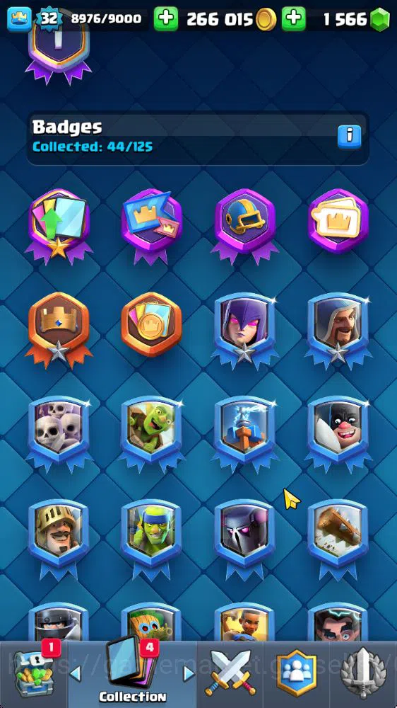 Clash Royale Accounts Midgame Lvl 32|Trophy 5712|KTL 11|Limited Skin|Card 108|7 Evo 1 Champ 16 Legend,32 Epic,30 Rare,29 9