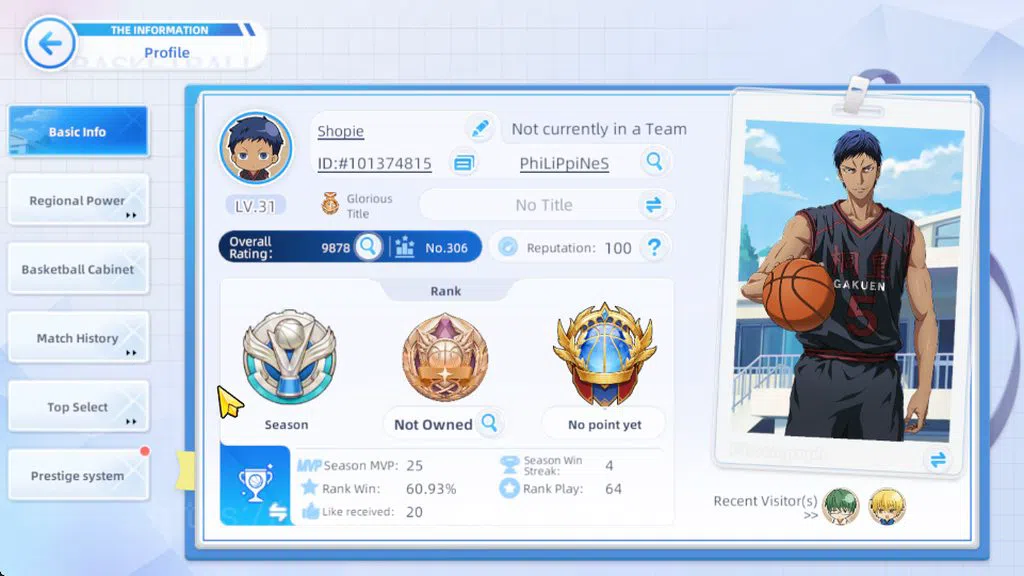 Kuroko's Basketball Street Rivals Accounts SEA|SV22|Lv31|Taiga Kagami A6,Daiki Aomine A6,Tets image 12